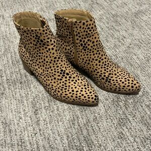 Cheetah booties size 8.5 City Classified